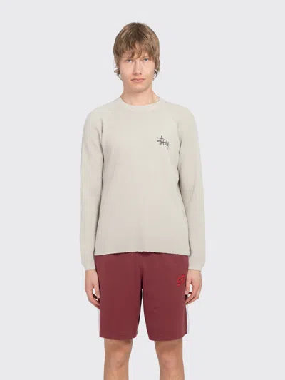 Stussy Raglan Thermal Basic Stock In Brown