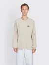 Stussy Raglan Thermal Basic Stock In Neutral