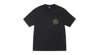 Pre-owned Stussy Ranger Pigment Dyed Tee Shirt In Black