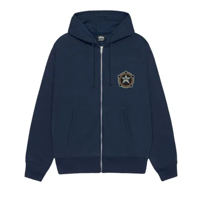 Pre-owned Stussy Ranger Zip Hoodie 'navy' | Blue | Men's Size Xl