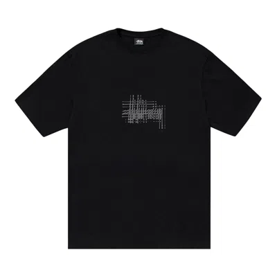 Pre-owned Stussy Refracted Tee 'black'