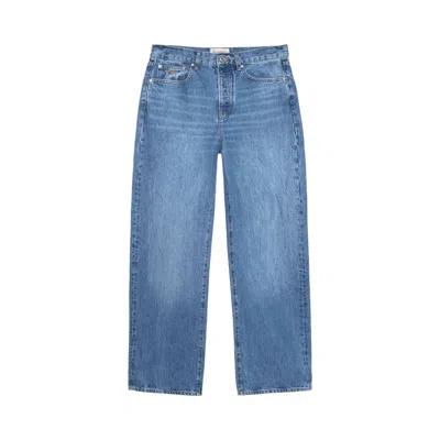 Pre-owned Stussy Relaxed Denim Jean 'medium Blue'