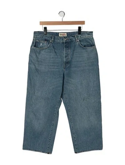 Pre-owned Stussy Relaxed Fit Jeans In Blue