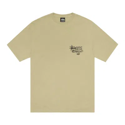 Pre-owned Stussy Respect The Pool Tee Pigment Dyed 'elm' | Green | Men's Size M