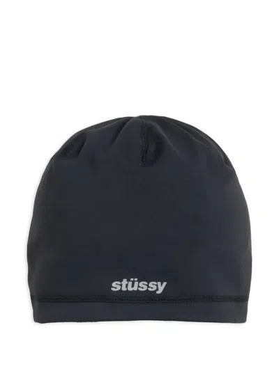Stussy Reversible Beanie Hat In Black