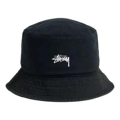 Stussy Reversible Stock Bucket Hat 'black Olive'