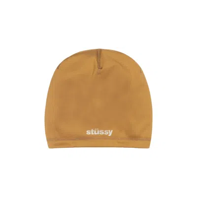 Pre-owned Stussy Reversible Tech Skullcap 'coffee' In Multi-color