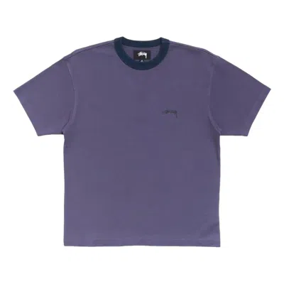 Stussy Ringer T-shirt 'blueberry'
