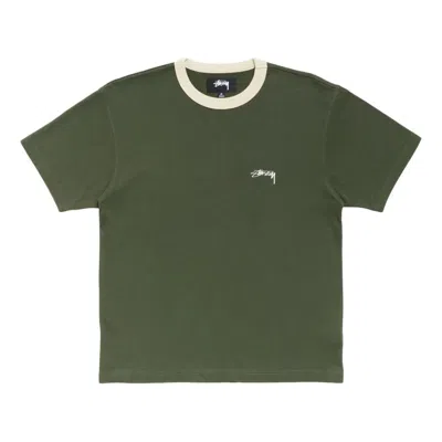 Stussy Ringer T-shirt 'olive'