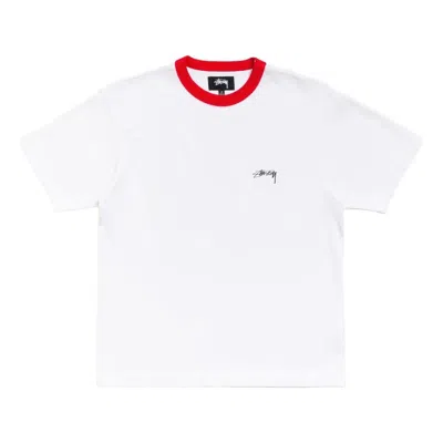 Stussy Ringer T-shirt 'white'