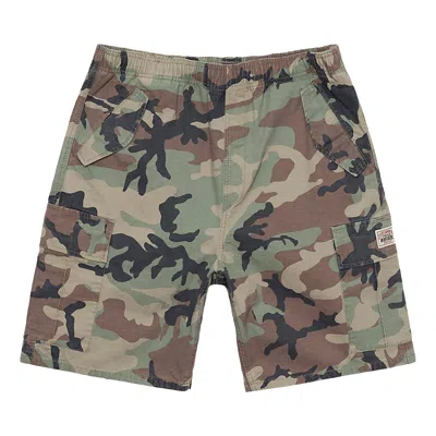 Pre-owned Stussy Ripstop Cargo Beach Short 'camo' In Multi-color