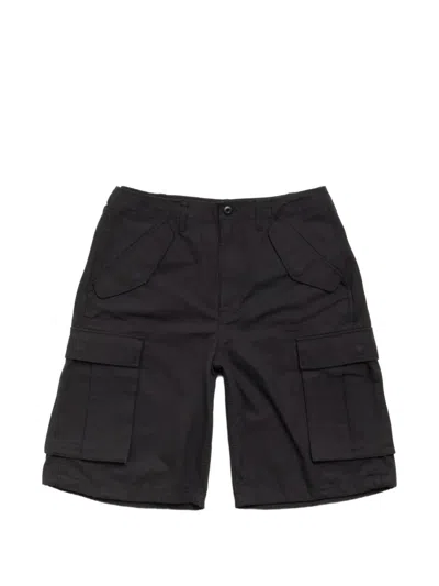Stussy Ripstop Cargo Shorts In Black