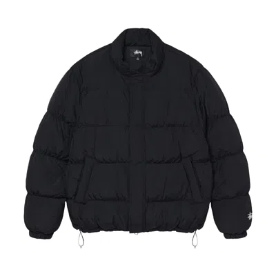 Pre-owned Stussy Ripstop Down Puffer Jacket 'black'