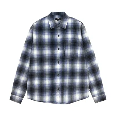 Pre-owned Stussy Rocco Plaid Shirt 'blue' | Men's Size S