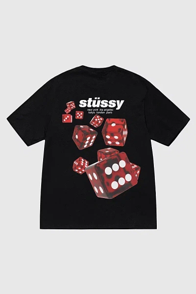 Stussy Rollers Tee In Black, Men's At Urban Outfitters