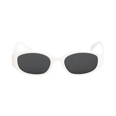 Pre-owned Stussy Roman Sunglasses 'bone/black Lens' | White | Men's Size Onesize