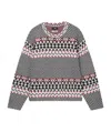 Stussy Round-collar And Long-sleeved Sweater In Black