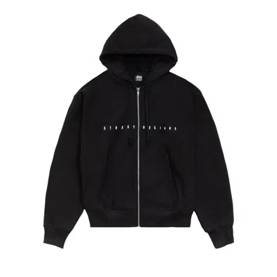 Pre-owned Stussy S Box Zip Hoodie 'black' | Men's Size Xl