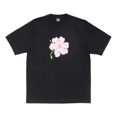 Stussy S Flower T-shirt 'black'