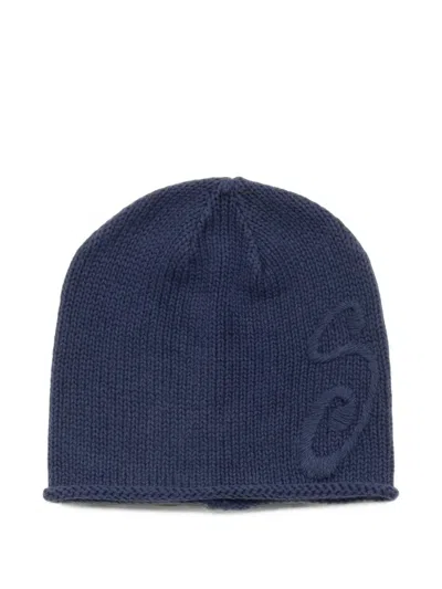 Stussy S Knit Beanie Hat In Blue