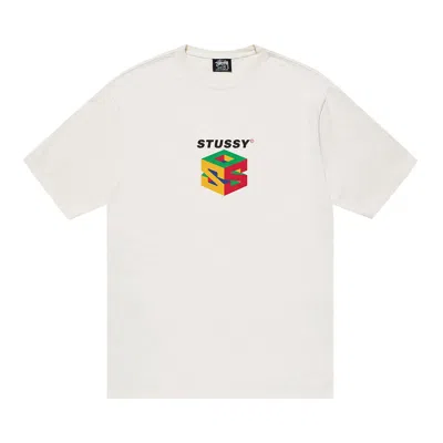 Pre-owned Stussy S64 Pigment Dyed Tee 'natural' In Cream