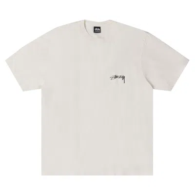 Pre-owned Stussy Serpent Tee Pigment Dyed 'natural' | Cream | Men's Size L In White