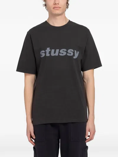 Stussy Shark Tee T-shirt In Black