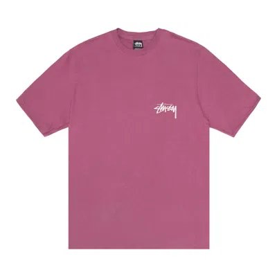 Pre-owned Stussy Shells Tee 'berry' In Pink