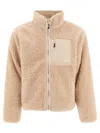 Stussy Reversible Sherpa Jacket Jackets In Neutral