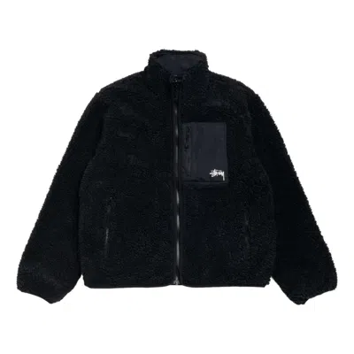 Stussy Sherpa Reversible Jacket 'black'