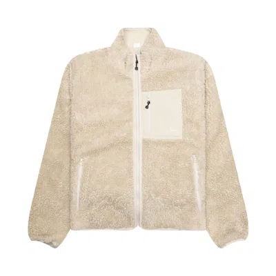 Pre-owned Stussy Sherpa Reversible Jacket 'natural' | Cream | Men's Size M In White