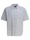 Stussy Wavy Stripe Shirt In Blue