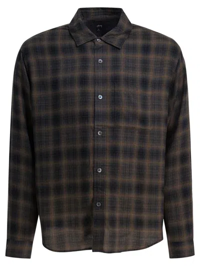 Stussy Matthew Plaid Shirt Madras Shirt In Black