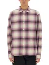 Stussy Checkered Shirt Featuring Pocket In Red