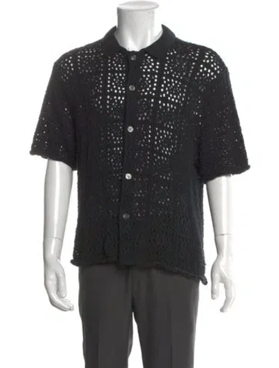 Pre-owned Stussy Short Sleeve Shirt In Black