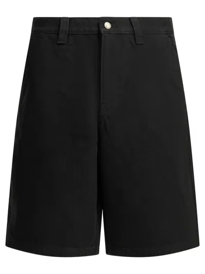 Stussy Button-front Shorts In Black
