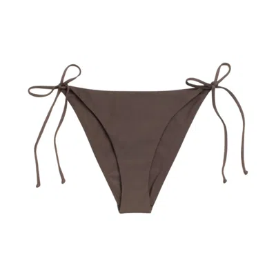 Pre-owned Stussy Side Tie Bikini Bottom 'brown' | Women's Size L