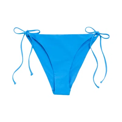 Pre-owned Stussy Side Tie Bikini Bottom 'turquoise' | Blue | Women's Size M