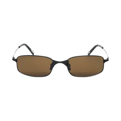 Pre-owned Stussy Simon Sunglasses 'matte Black/brown Lens' | Men's Size Onesize