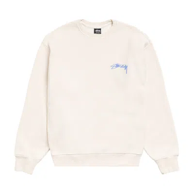 Pre-owned Stussy Skate Stack Crew 'bone' | White | Men's Size S