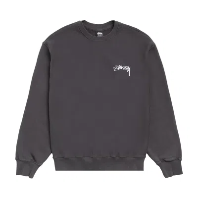 Pre-owned Stussy Skate Stack Crew 'faded Black' | Men's Size Xl