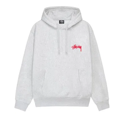 Pre-owned Stussy Skate Tough Hoodie 'ash Heather' In Grey