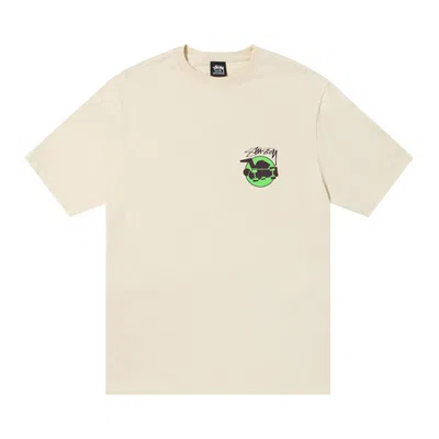Pre-owned Stussy Skateman Tee 'putty' In Cream