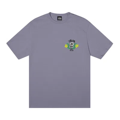 Pre-owned Stussy Skull Crest Tee 'mauve' In Purple