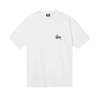 Pre-owned Stussy Skull Wings Pigment Dyed Tee 'white'