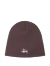 Stussy Skullcap Beanie In Brown