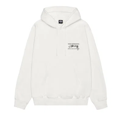 Pre-owned Stussy Smooth International Hoodie Pigment Dyed 'natural' | Cream | Men's Size L