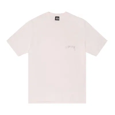 Pre-owned Stussy Smooth Reverse Tee Pigment Dyed 'blush' | Pink | Men's Size Xl