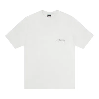 Pre-owned Stussy Smooth Reverse Tee Pigment Dyed 'natural' | Cream | Men's Size Xxl In White