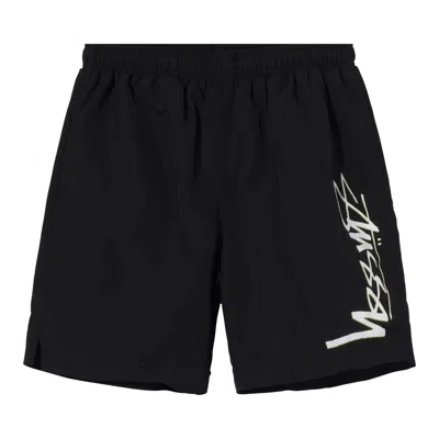 Pre-owned Stussy Smooth Stock Water Short 'black'
